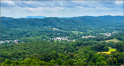 Aerial View of Maynardville, TN